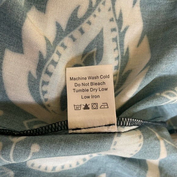 Tuckernuck M Willa Dress Midi Button Front Tiered Floral Nouveau Short Slv NWT - Picture 11 of 11